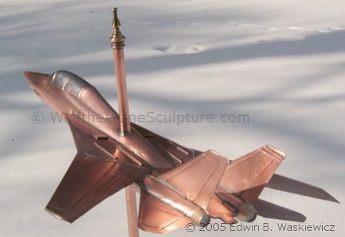 F14 Fighter Jet Weathervane