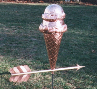 Ice Cream Cone Weathervane