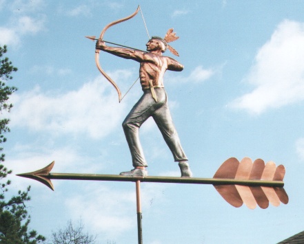 Standing Indian Weathervane