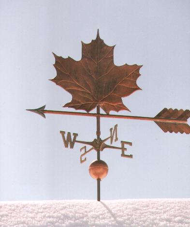 Maple Leaf Weathervane