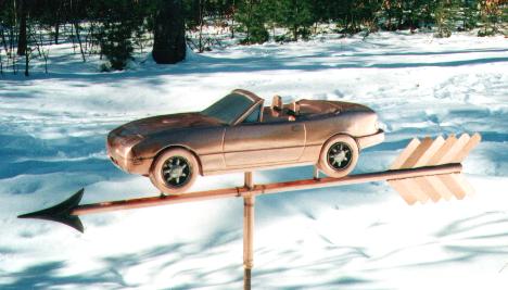 Mazda Miata Weathervane
