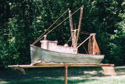 Shrimp Boat Weathervane