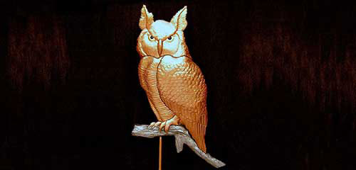 Great Horned Owl  Weathervane