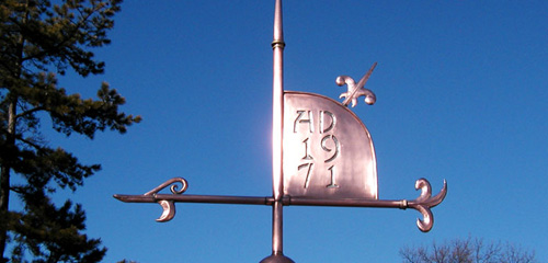 Dated Banner Weathervane