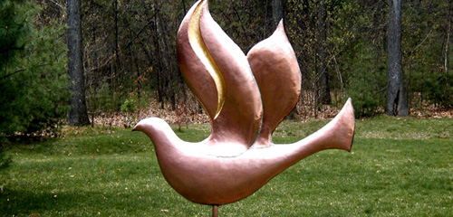 Stylized Dove Weathervane
