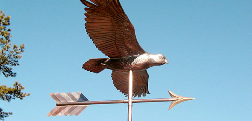 Red-Tailed Hawk Weathervane